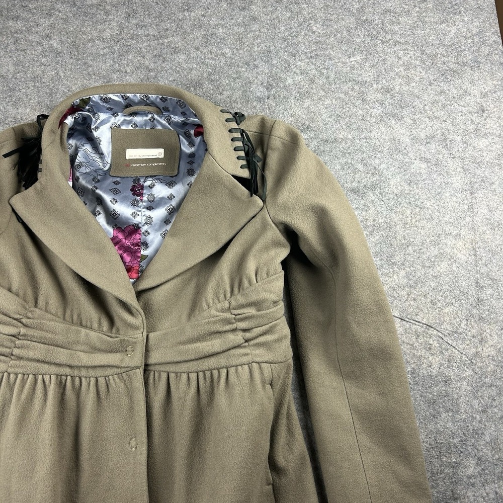 Odd Molly Coat Women's Large (3) Wool Cashmere Blend Anthropologie Cowgirlcore - Picture 2 of 13